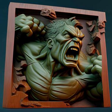 3D model The Incredible Hulk game (STL)